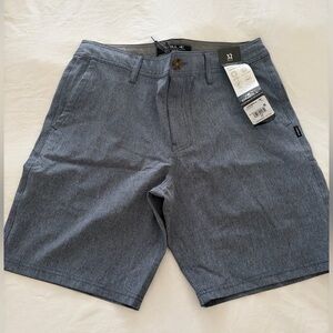 O'Neill Men's Heathered Gray Flat Front Shorts